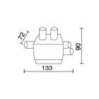 SIDE - SCATOLA DERIVAZIONE 5 VIE IP68