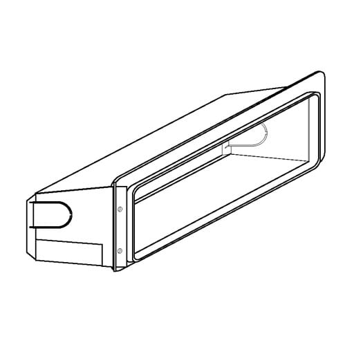 SIDE - SCATOLA DA IMMURARE 215X85MM NE