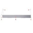 SIDE - TRS FASCIO DIFFONDENTE 48W 3814LM 3000K