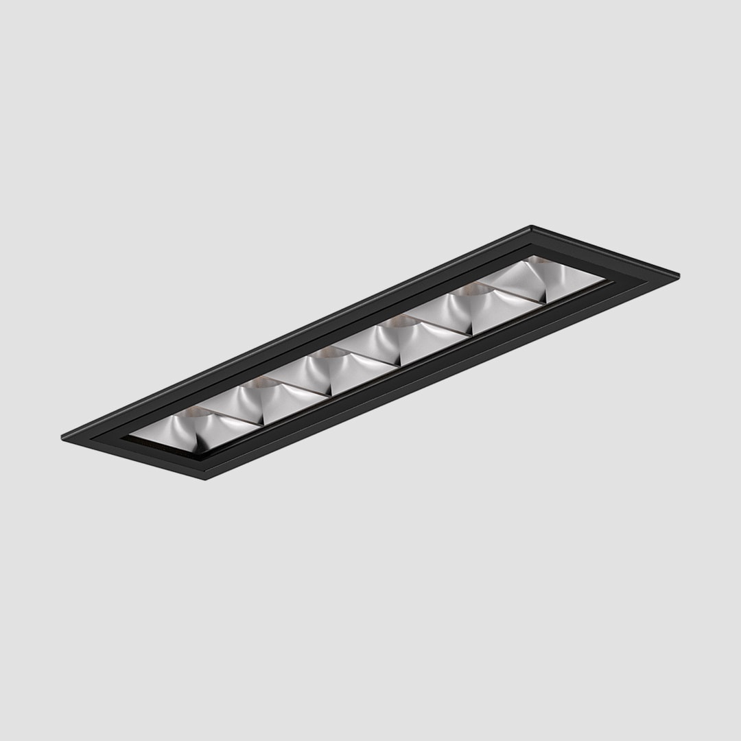 SIDE - RULED LINEAR INCASSO 60X250MM 19W 2556LM
