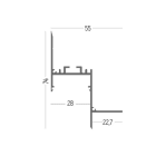 SIDE - KIT ESTRUSO ALLUMINIO 3MT BI