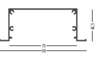 SIDE - KIT ESTRUSO ALLUMINIO 3MT BI