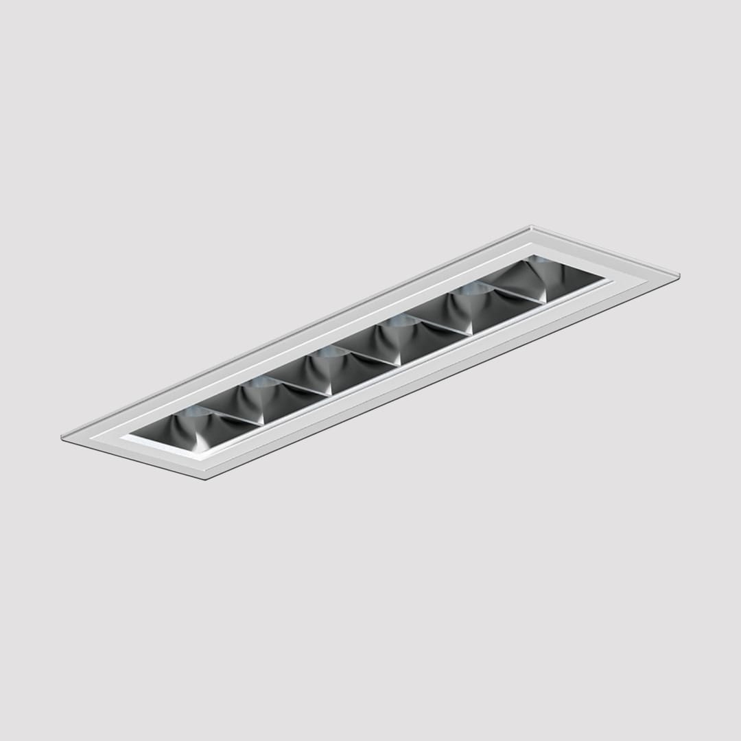 SIDE - RULED LINEAR INCASSO 60X250MM 19W 2556LM