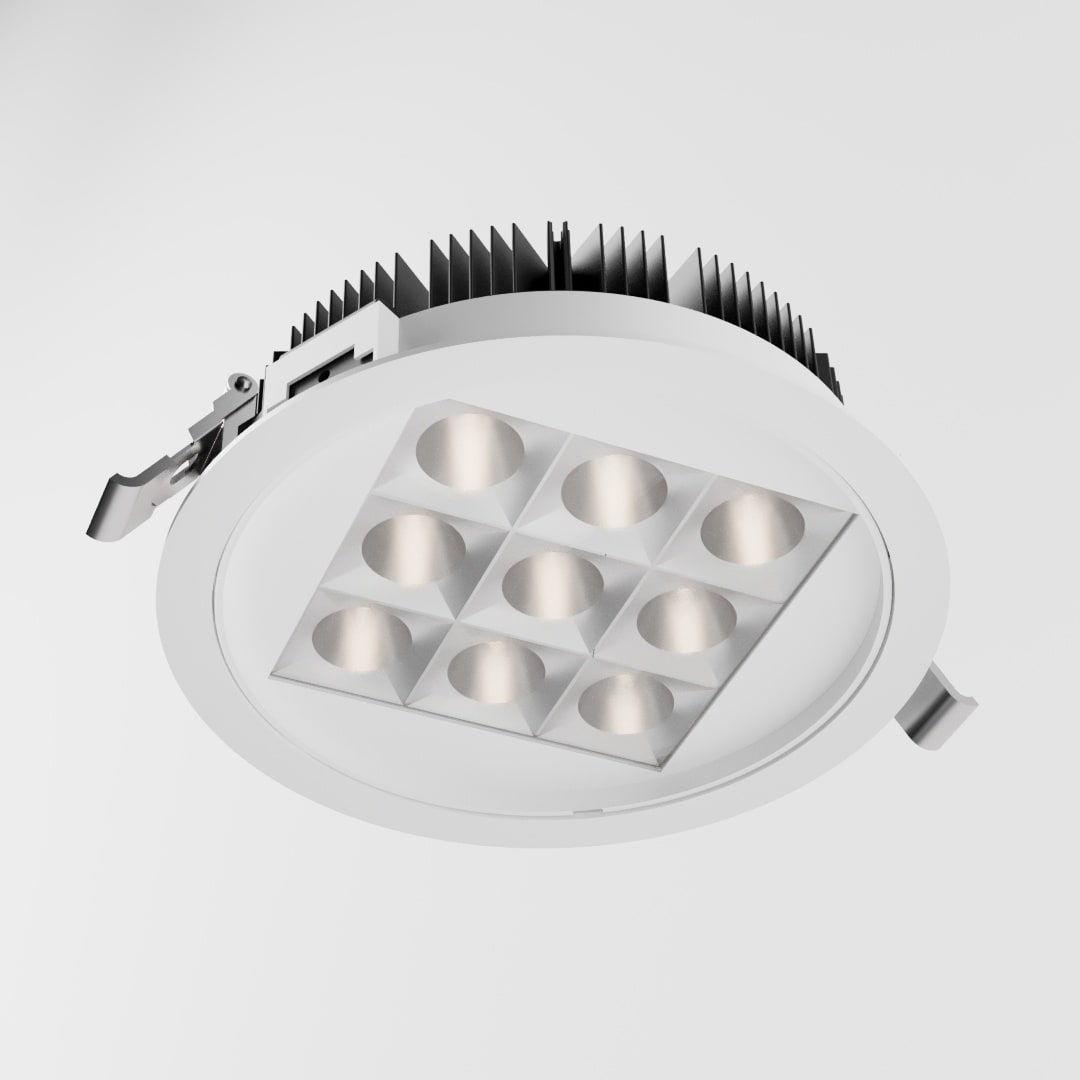 SIDE - RULED T20 9 LED DIAM.190MM 34W 3397LM 30