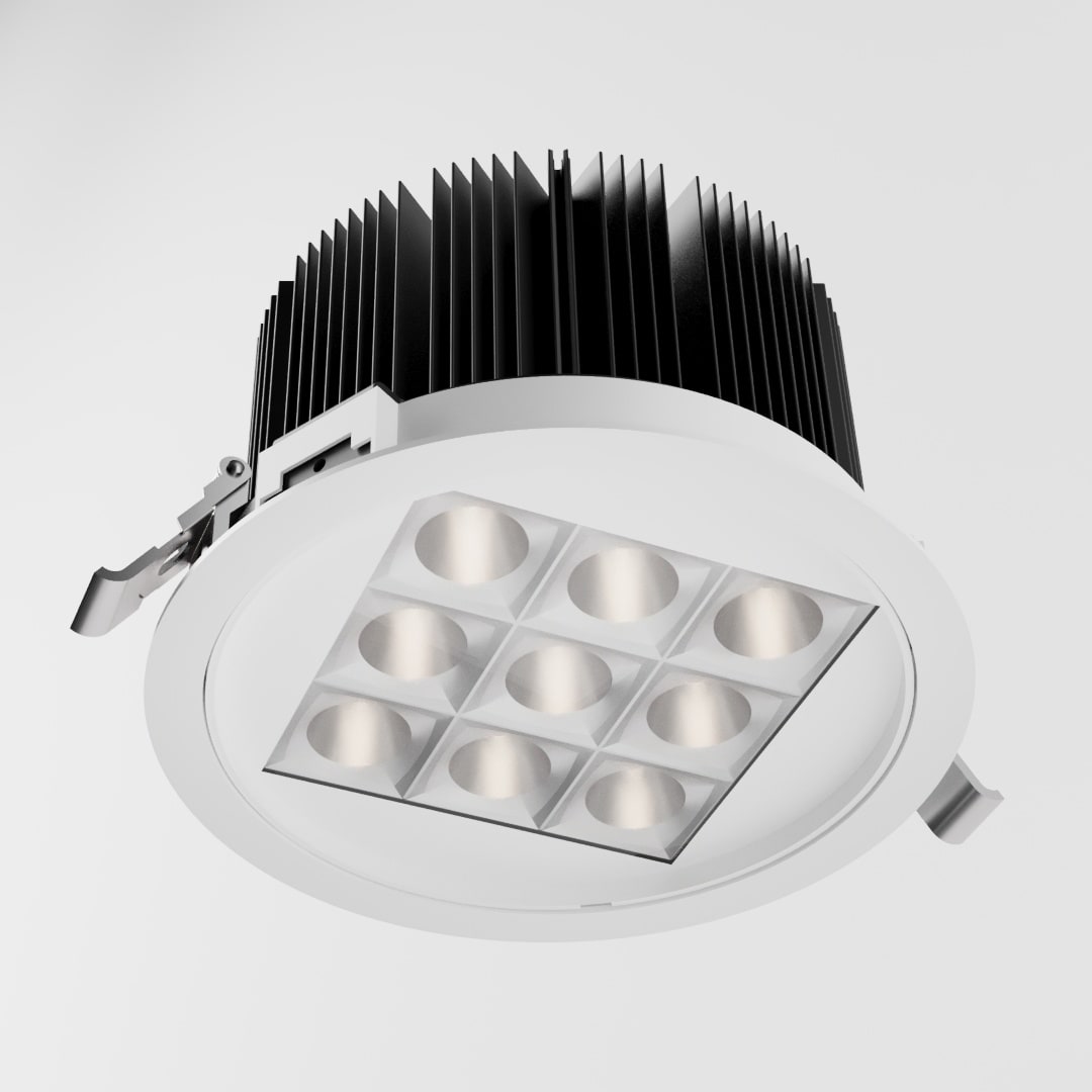 SIDE - RULED T20 9 LED PLUS DIAM.190MM 47W 5281