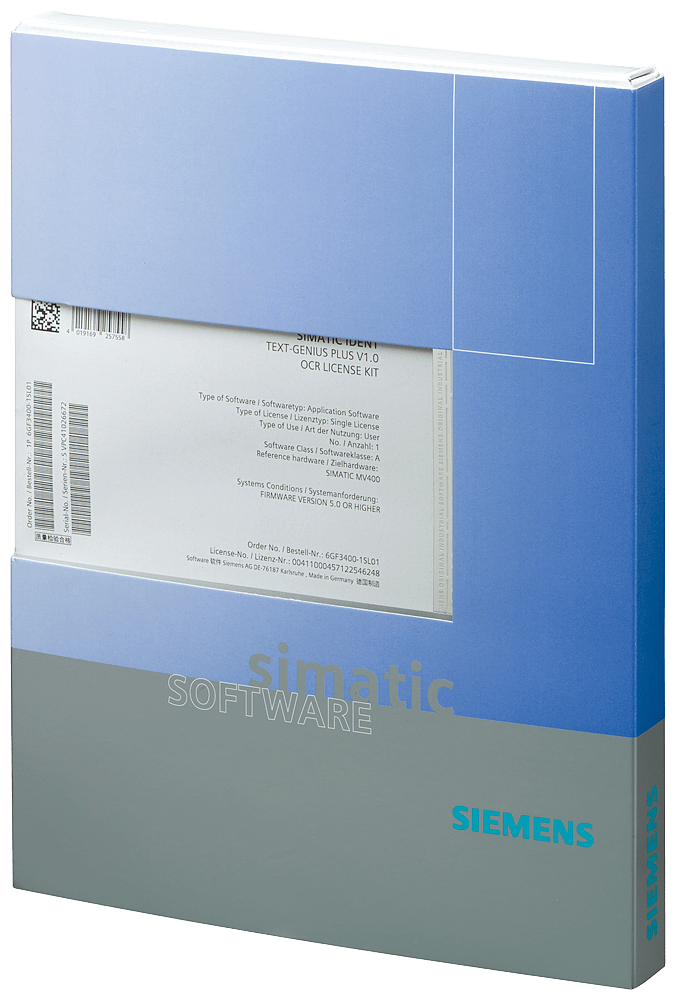 SIEMENS - PAT-GENIUS,FORM RECOGNITION LIC F.MV440