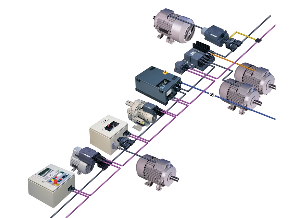 SIEMENS - ECOFAST Set di guarnizioni per cavi per energia T con 3RK19115BA00