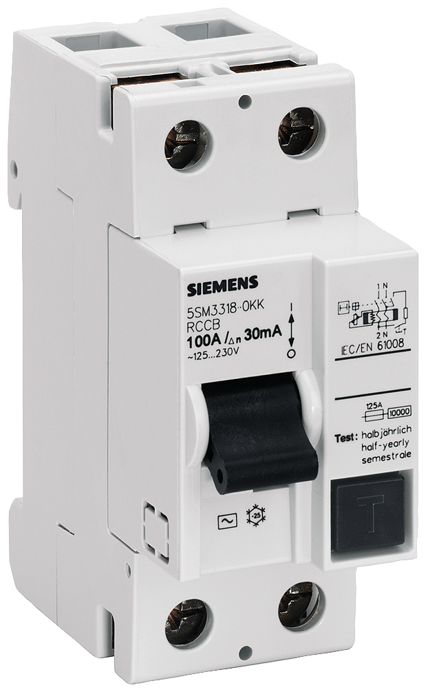 SIEMENS - DIFF. 2P 100A 30MA TIPO AC 2UM