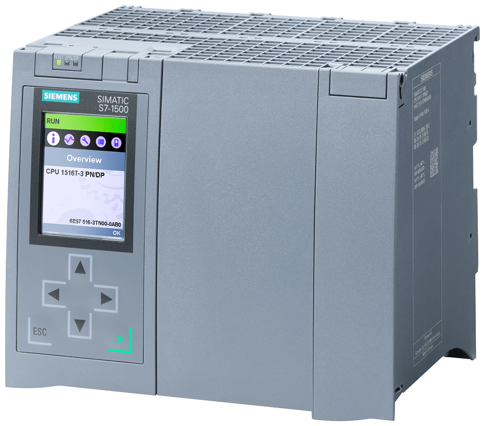 SIEMENS - CPU 1516T-3 PN/DP, 1.5MB PROG./5MB DATA