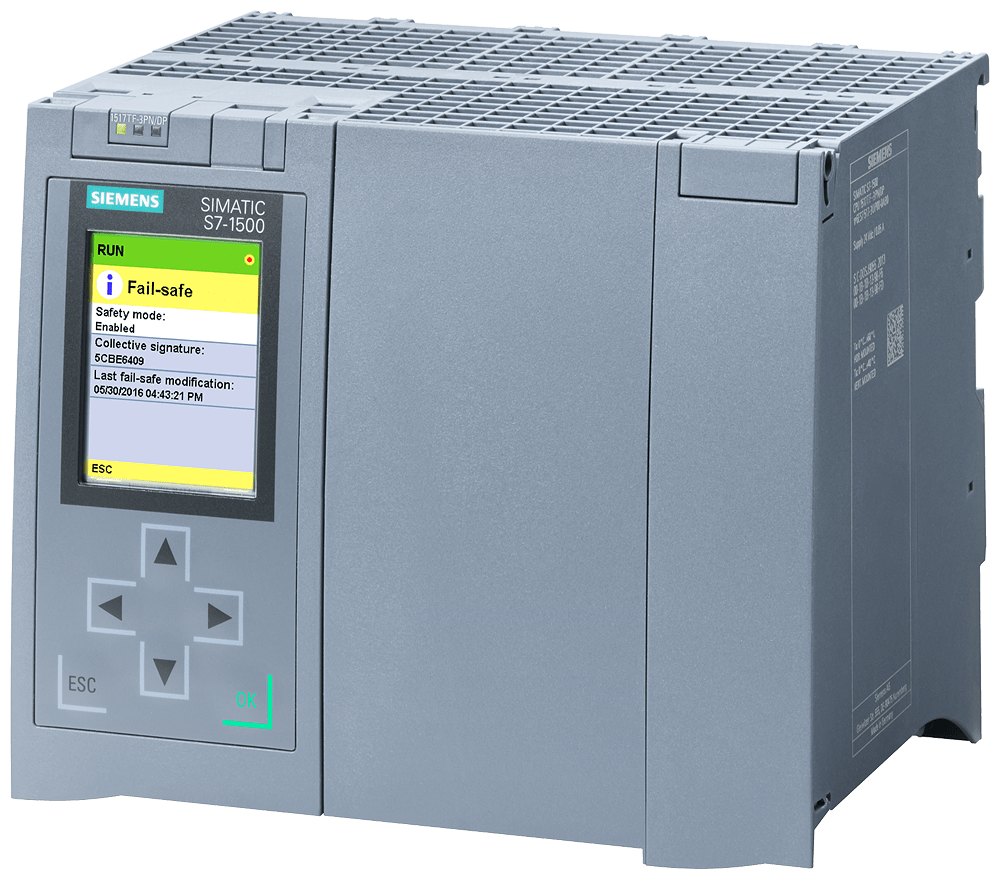 SIEMENS - CPU 1517TF-3 PN/DP, 3MB PROG., 8MB DATA