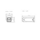 SIEMENS - PB ECOFAST Hybrid Plug 180 (ECOFAST Cu), 2 x Cu, 4 x 1,5 mm² Cu, inserto maschio