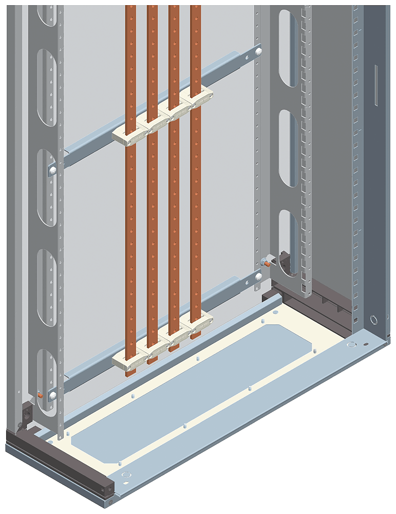 SIEMENS - SUPPORTO SBARRE VERTICALE 30X10
