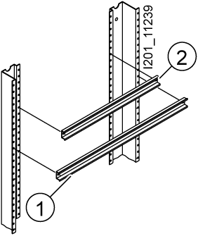 SIEMENS - SUPPORTO MORSETT.ORIZZ.LUNGA B600 8GF9673