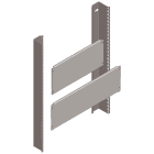 SIEMENS - SUPPORTO MORSETTIERA VERTIC.H900 8GF9683