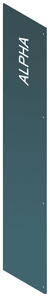 SIEMENS - PARETI LAT. MONOBL. VERDE H1200 (COPPIA)