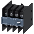 SIEMENS - Blocchetto di contatti ausiliari 11U, 2NO+2NC, vie di corrente: 1NO, 1NC, 1NC, 1NO