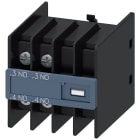 SIEMENS - Blocchetto di contatti ausiliari 2NO, vie di corrente: 1NO, 1NO, 3RT2,.3/.4,.3/.4