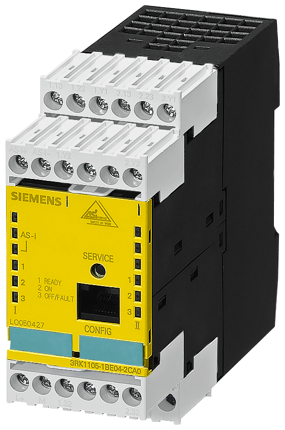 SIEMENS - Monitor di sicurezza ASIsafe base 2 F-RO, 2 circuiti di abilitazione, IP20