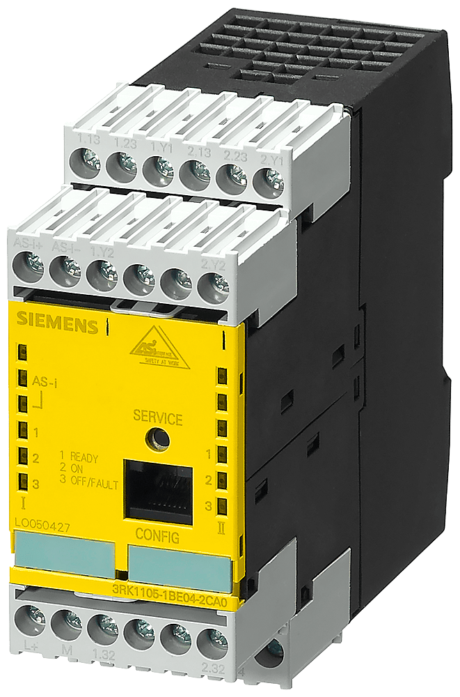 SIEMENS - Monitor di sicurezza ASIsafe ampliato 2 F-RO, 2 circuiti di abilitazione, IP20