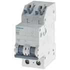 SIEMENS - Interruttore magnetotermico 400 V 6 kA, a 2 poli, B, 10 A, P=70 mm con, senza viti,