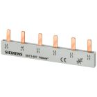 SIEMENS - Sbarra di collegamento a punte 10mm², bifase, 2x (1 fase+N), 76mm