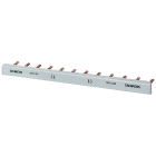 SIEMENS - Sbarra di collegamento a punte 16mm², monofase, 8x (1 fase+AUX), 214mm sezionabile