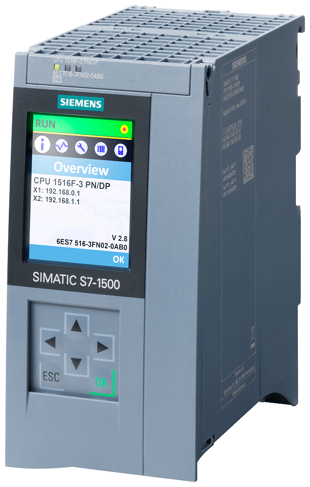 SIEMENS - SIMATIC S7-1500 CPU 1516F-3 PN/DP