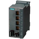 SIEMENS - SCALANCE X200-4PIRT managed IE IRT Switch, 4x 100 Mbit/s porte SC RJ per POF, contatto di segnalazione errore con pulsante Set, alimentazione di te...