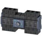 SIEMENS - SENTRON, commutatore di rete 3KC, con comando manuale, MTSE, grandezza costruttiva: 2, a 3 poli, Iu: 160 A
