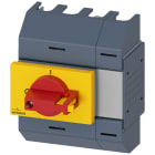 SIEMENS - Sezionatore sottocarico 32 A, grand. costr. 01, a 4 poli, comando frontale centrale, apparecchio completo