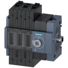 SIEMENS - Sezionatore sottocarico 16 A, grand. costr. 1, a 3 poli, comando laterale a destra, apparecchio di base