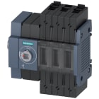 SIEMENS - Sezionatore sottocarico 80 A, grand. costr. 1, a 3 poli, comando laterale a sinistra, apparecchio di base