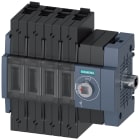 SIEMENS - Sezionatore sottocarico 80 A, grand. costr. 1, a 4 poli, comando laterale a destra, apparecchio di base