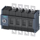 SIEMENS - Sezionatore sottocarico 100 A, grand. costr. 2, a 4 poli, comando frontale a sinistra, apparecchio di base