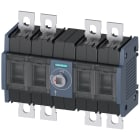 SIEMENS - Sezionatore sottocarico 200 A grand. costr. 2, a 4 poli, comando frontale centrale, apparecchio di base