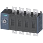 SIEMENS - Sezionatore sottocarico 400 A, grand. costr. 3, a 4 poli, comando frontale a sinistra, apparecchio di base 3KD42400PE100