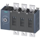 SIEMENS - Sezionatore sottocarico 500 A, grand. costr. 4, a 3 poli, comando frontale a sinistra, apparecchio di base