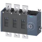 SIEMENS - Sezionatore sottocarico 630 A, grand. costr. 4, a 3 poli, comando per parete laterale a destra, apparecchio di base