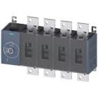 SIEMENS - Sezionatore sottocarico 2000 A, grand. costr. 5, a 4 poli, comando laterale a sinistra, apparecchio di base