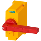 SIEMENS - Accessori per 3KF grandezza costruttiva 4, comando diretto, rosso/giallo, lucchettabile in posizione OFF