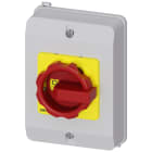 SIEMENS - Set comprendente comando rotativo rosso/giallo, coperchio della custodia, giunto quadrato e 2 viti