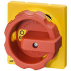 SIEMENS - Comando rotativo, selettore di comando, colore rosso/giallo, per fissaggio frontale su quattro fori, accessori
