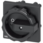 SIEMENS - Comando rotativo, nero 66 x 66 mm, fissaggio sulla base, fissaggio su foro centrale 22,5 mm