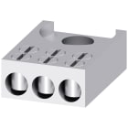 SIEMENS - Morsetto triplo 3 x 2,5 ... 16 mm², per grandezza costruttiva NH00 a 1 polo con attacchi piatti