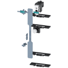 SIEMENS - Kit di montaggio per la realizzazione di un 3NP1 a 4 poli, per il montaggio su sbarra collettrice 60mm