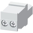 SIEMENS - Connettore di comando sostitutivo per 3RF20/21/22/3RF23/24, colore grigio, targhetta identificativa A1 A2