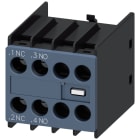 SIEMENS - Blocchetto di contatti ausiliari 1NO+1NC, vie di corrente: 1NC, 1NO, per contattori ausiliari e contattori per comando motori, S00/S0