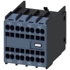 SIEMENS - Blocchetto di contatti ausiliari 22U, 2NO+2NC, vie di corrente: 1NO, 1NO, 1NC, 1NC