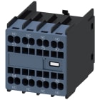 SIEMENS - Blocchetto di contatti ausiliari 11U, frontale, 2NO+2NC, via di corrente 1NO, 1NC, 1NC, 1NO, morsetti a molla