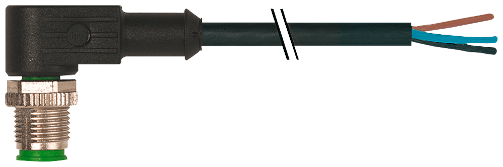 SIEMENS - Cavo di comando, 1,5 m, 1 x connettore M12 angolato, 5 x 0,34 mm², A-coded, max. 4 A